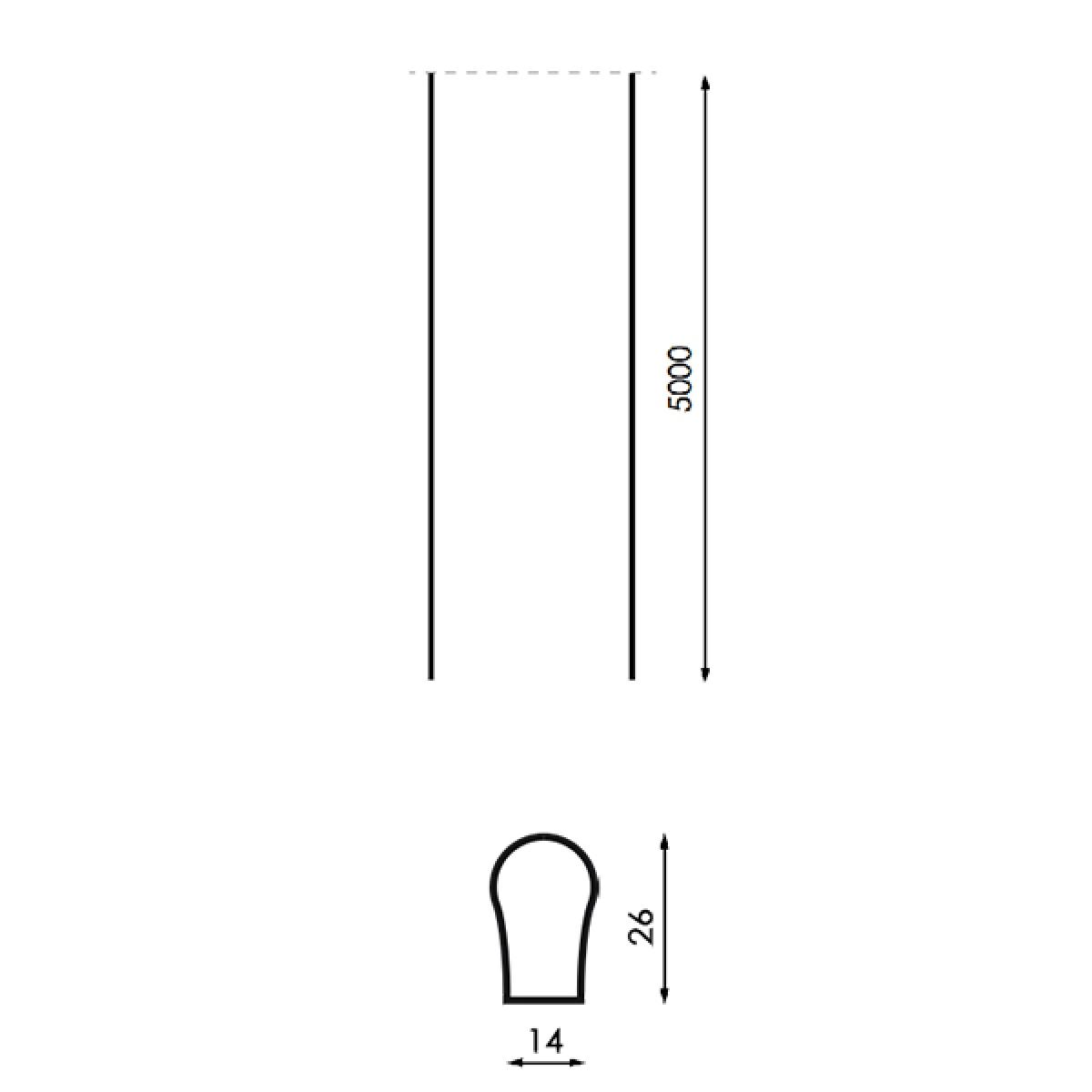 Neón de LED Flexible 220VAC Prozny 8.5W/m RGB - 50 Metros