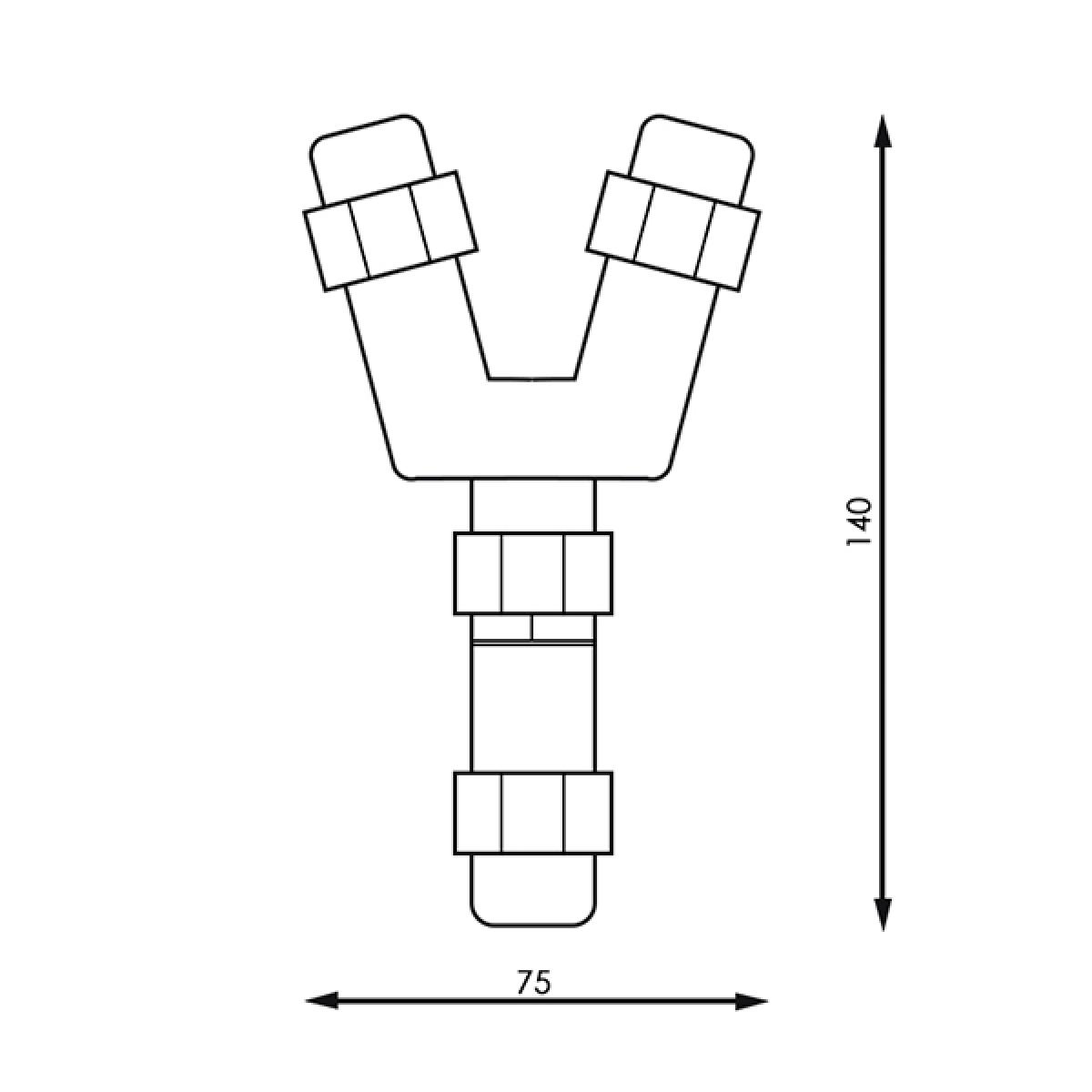 Conector en Y IP68
