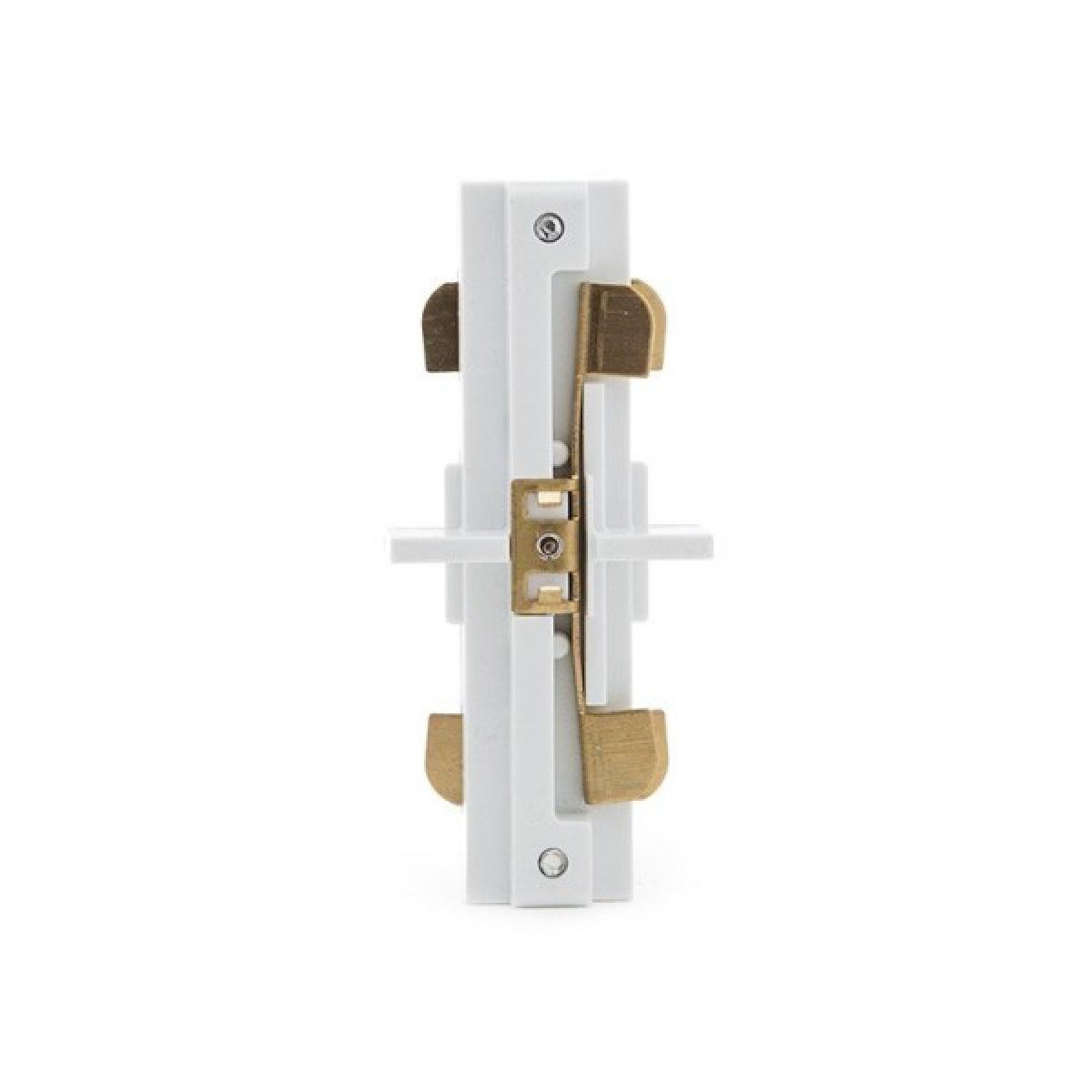 Conector en I Para Carril Bifásico  Blanco