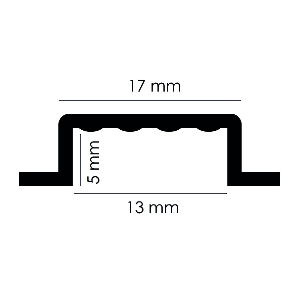 Grapa tira LED 220VAC Rozok / Fast