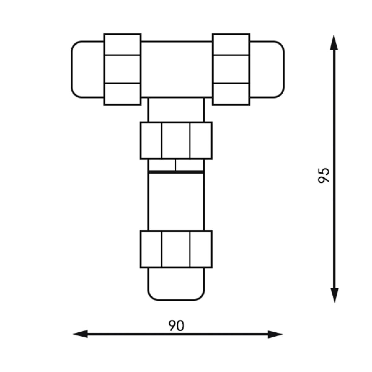Conector en T IP68
