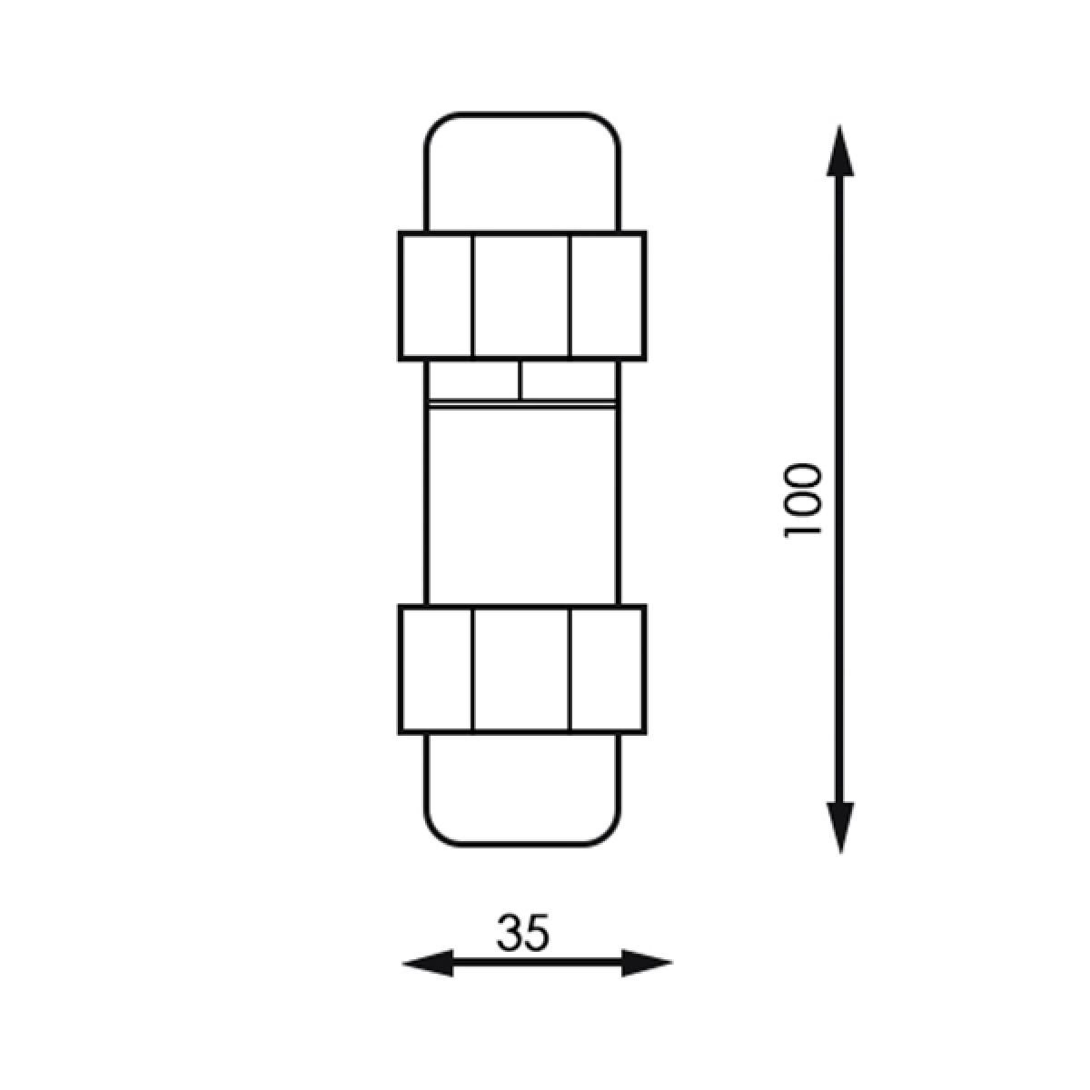 Conector para manguera eléctrica con índice de protección IP68.