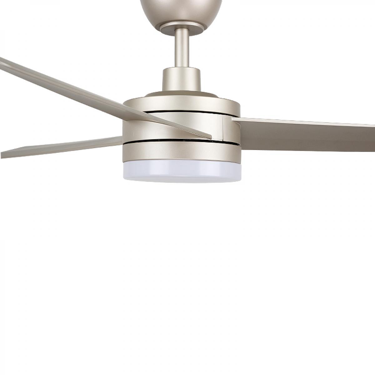 Ventilador de techo LED Grey Curve