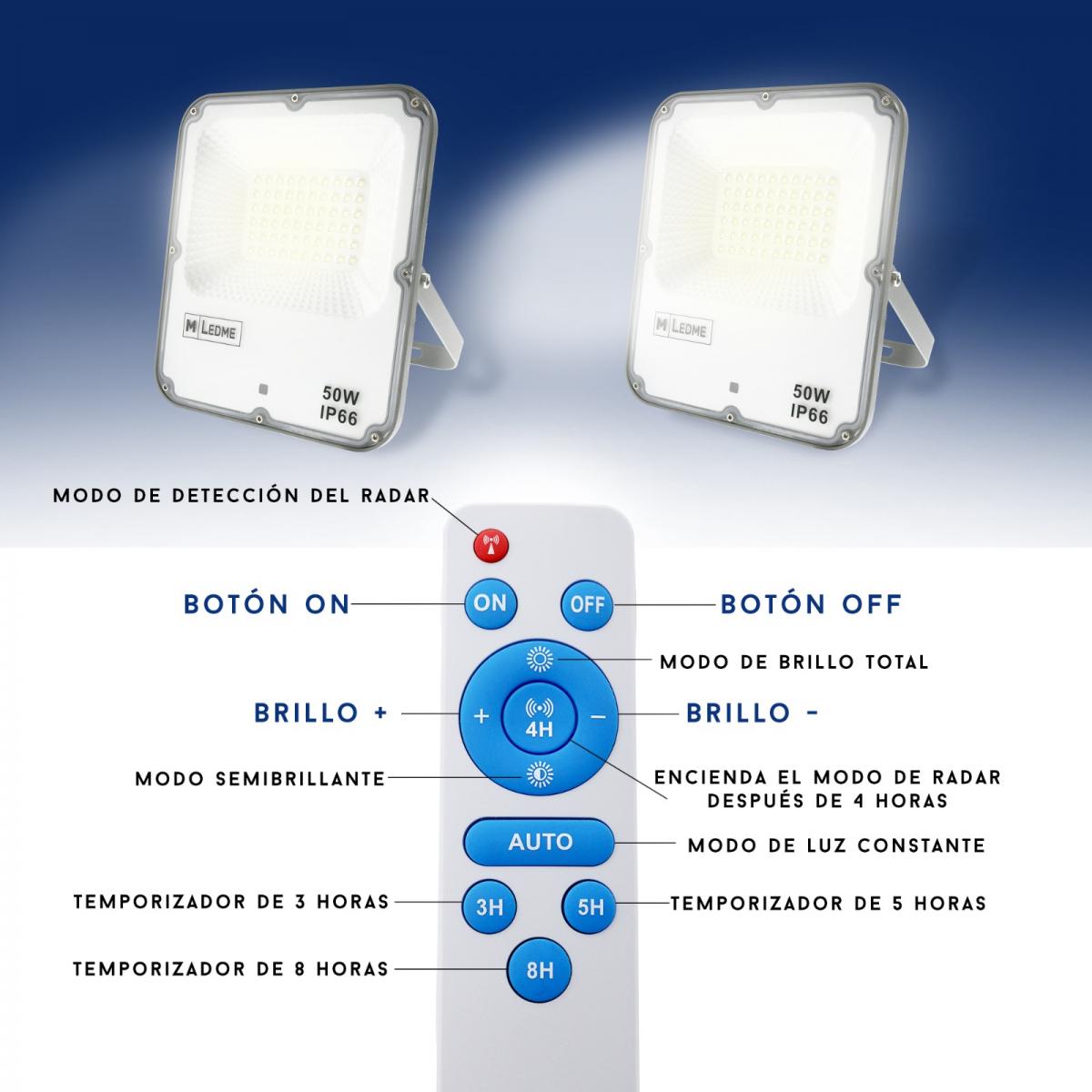 Foco Proyector Led Solar Venecia 200W