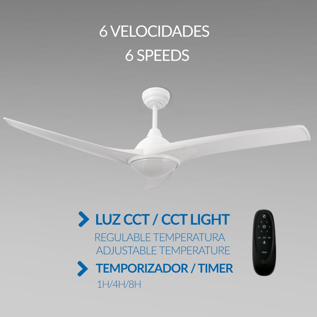 Ventilador de techo LED Ivara