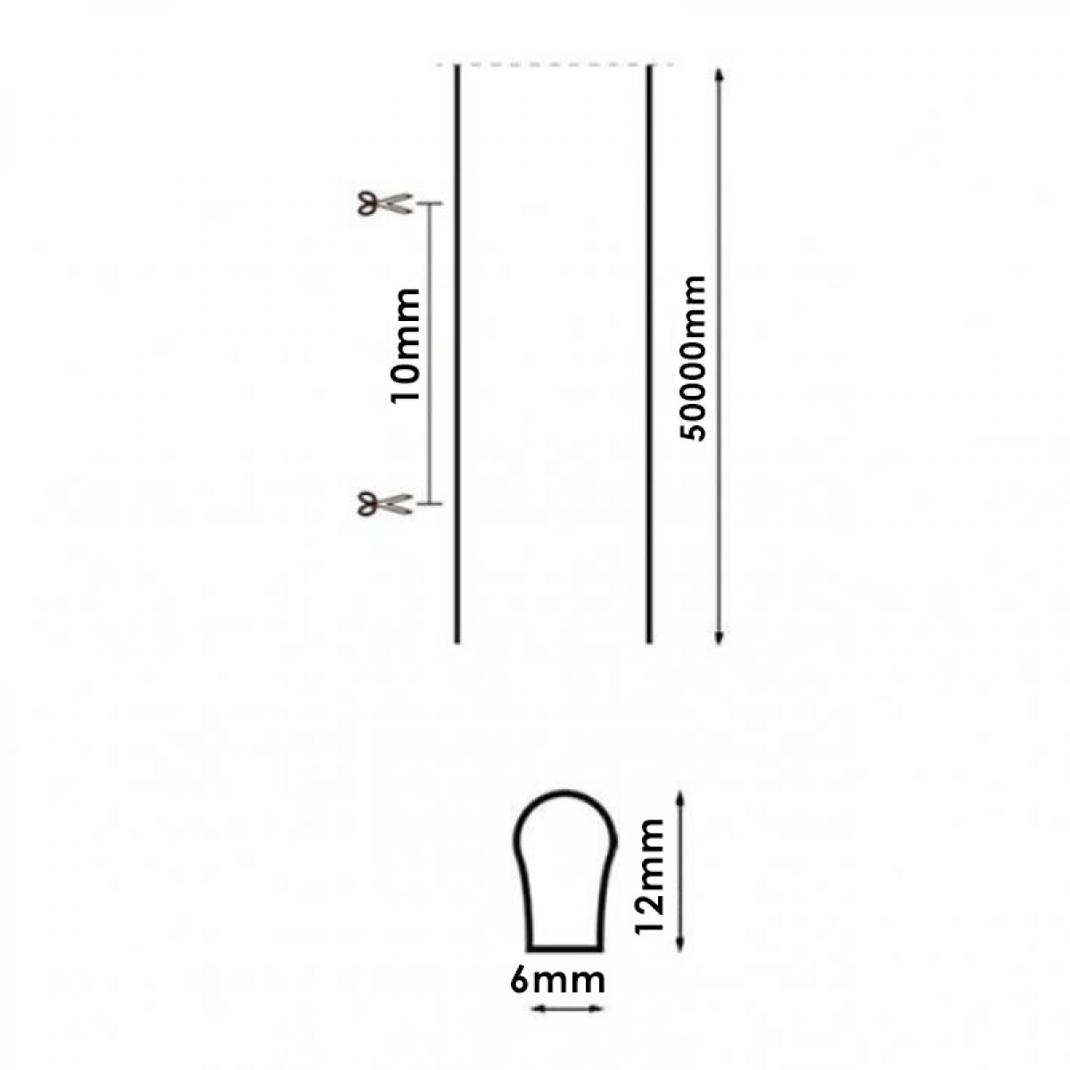 Neón de LED Flexible 12VDC Letters 14W/m RGB - ML