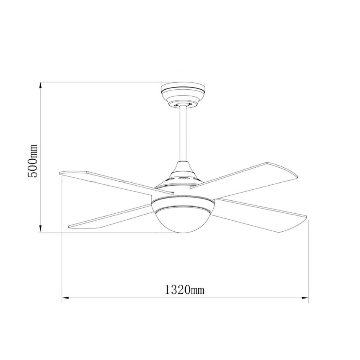 Ventilador de techo LED Easymal