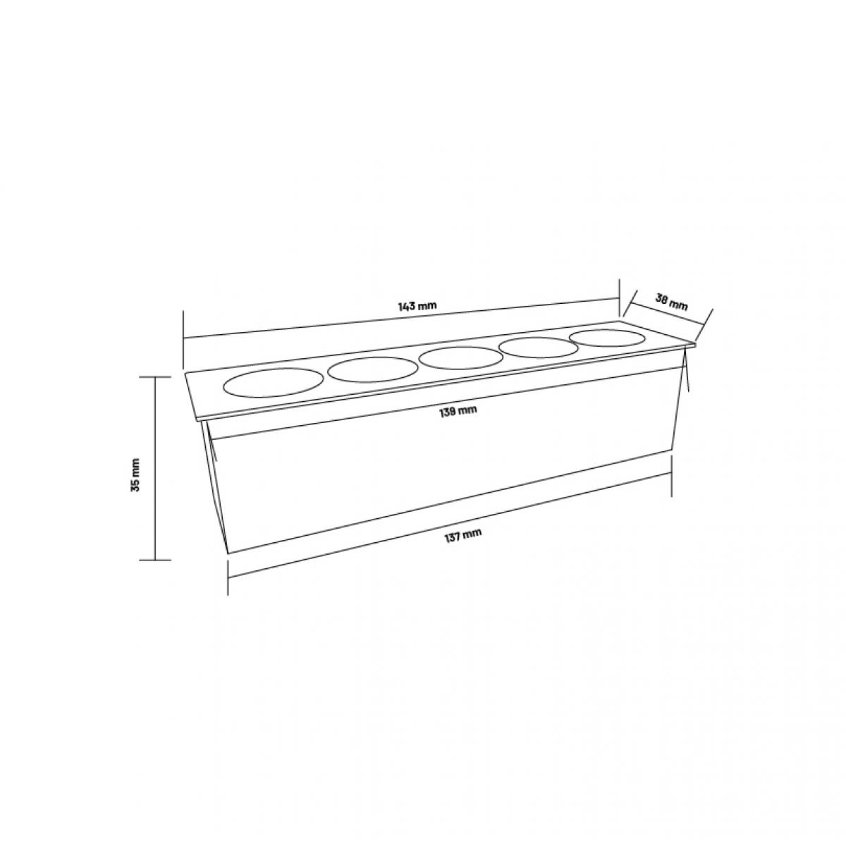 Foco LED Lineal Viena 10W