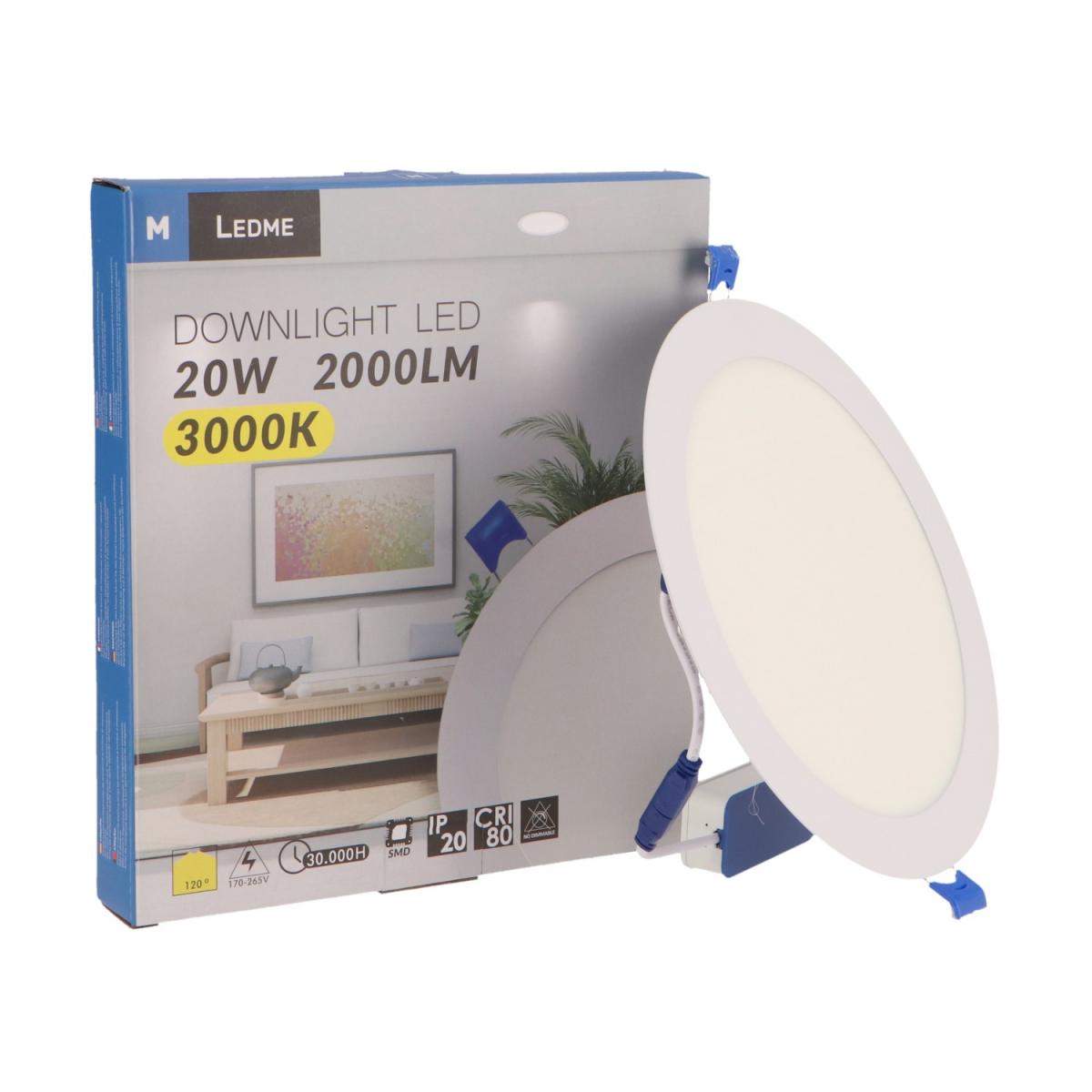 Panel LED Circular Serie Slim 20W