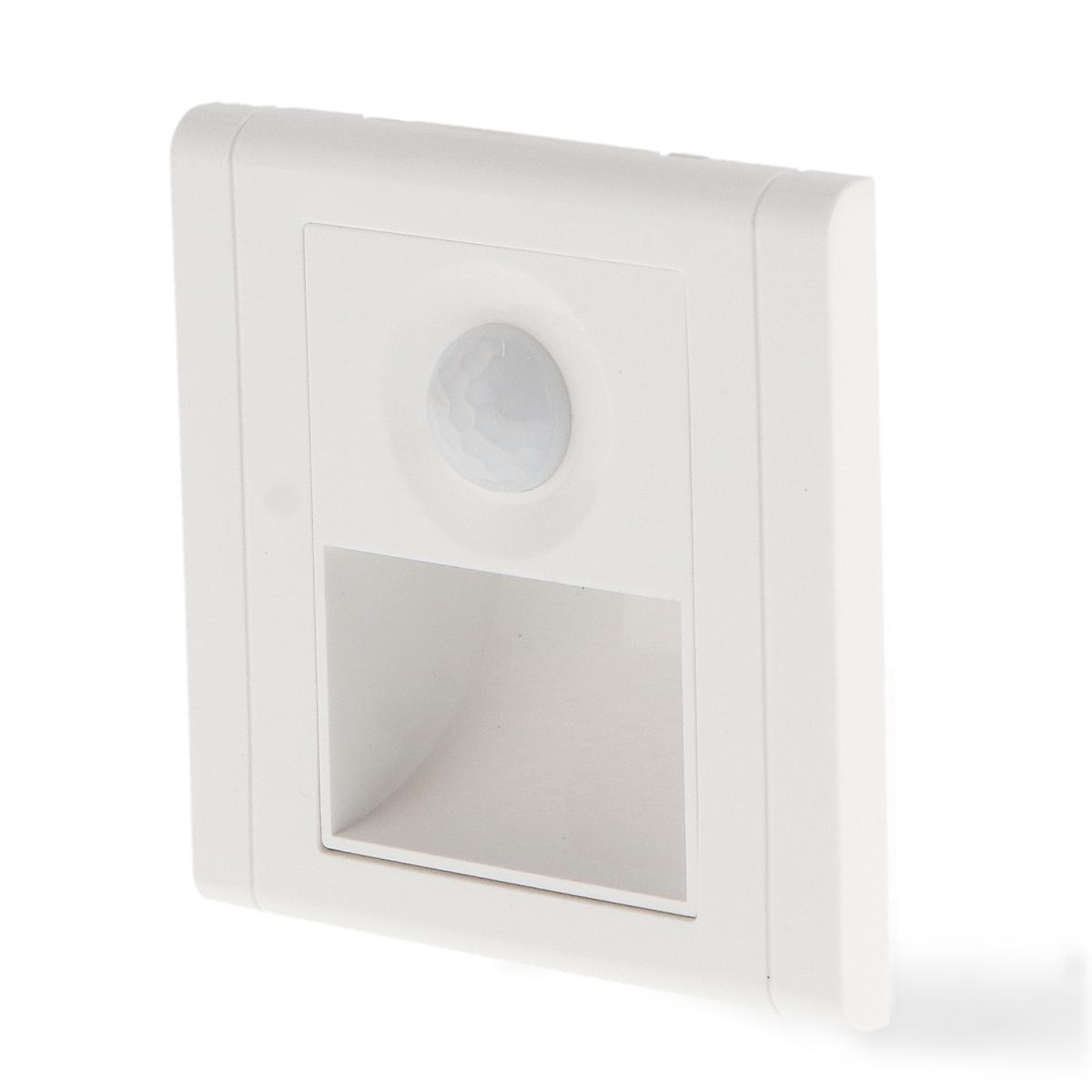 Baliza LED Empotrable con Sensor PIR Nomis Square 1.2W