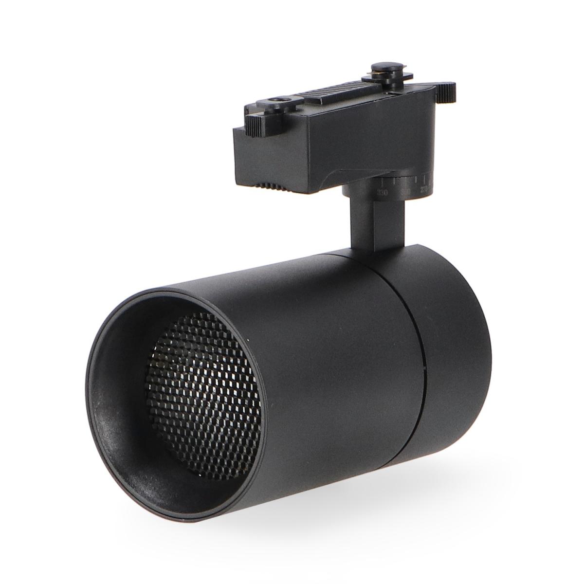 Foco LED para carril Luxtar Negro 30W UGR 17 Monofásico - DSC