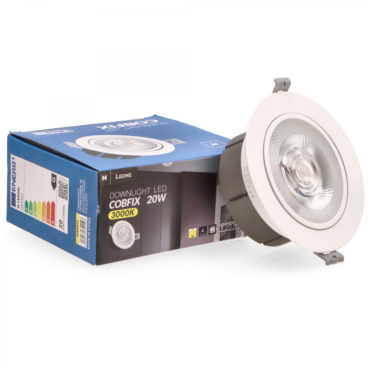 Foco Downlight LED orientable CobFix 20W