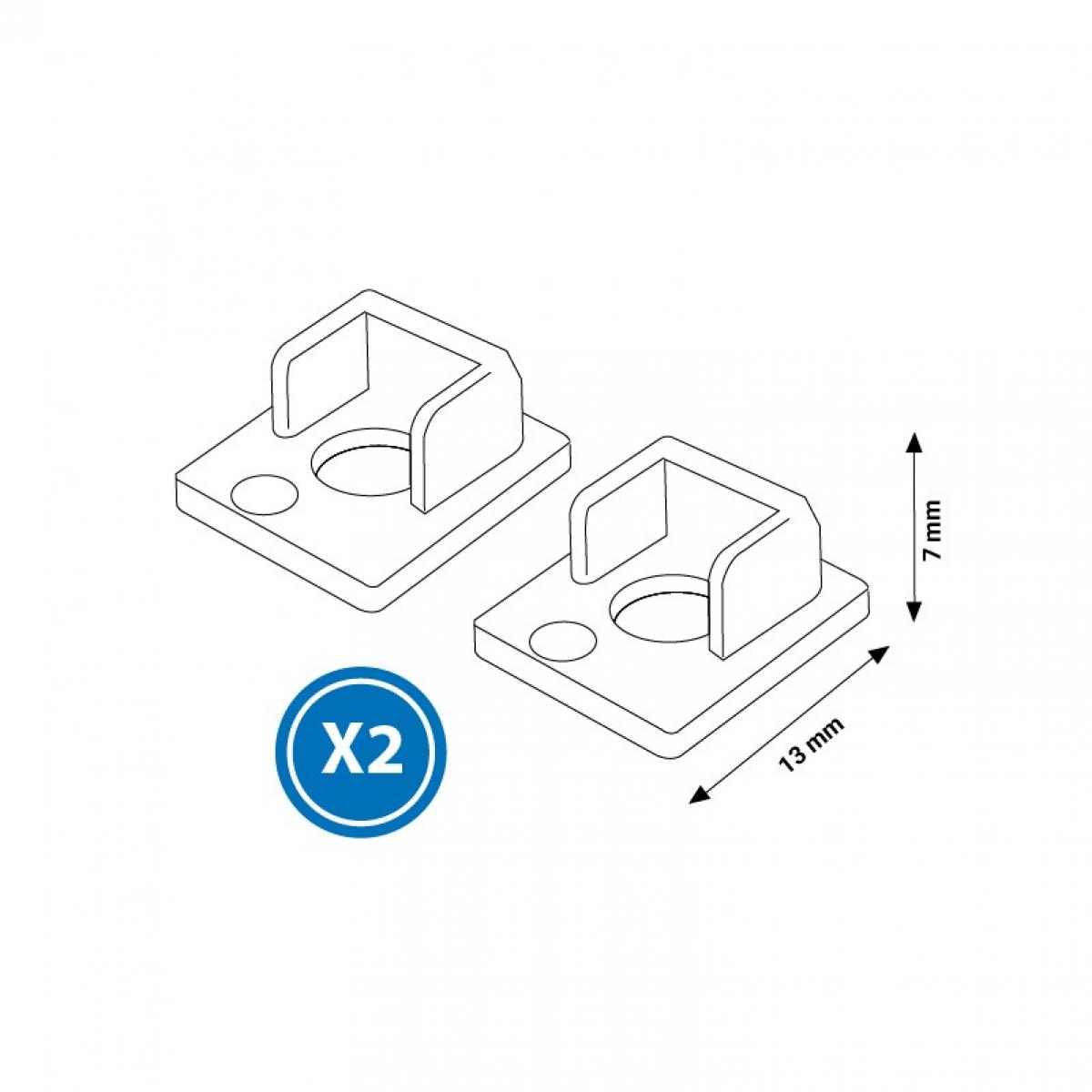 Pack 2 Tapones para Perfil LM3859