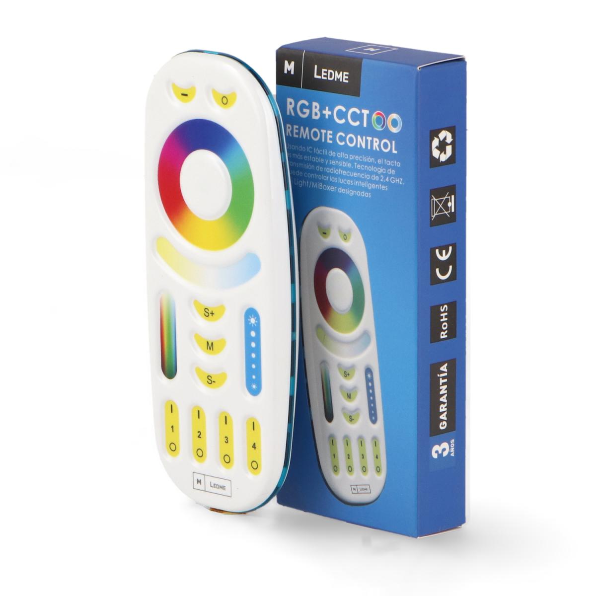 Mando RF para Regulador LED RGB+CCT 4 Zonas