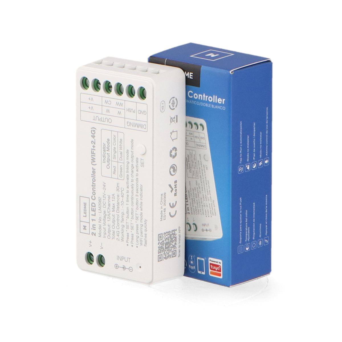 Controlador regulador Smarthome LED Monocolor/CCT