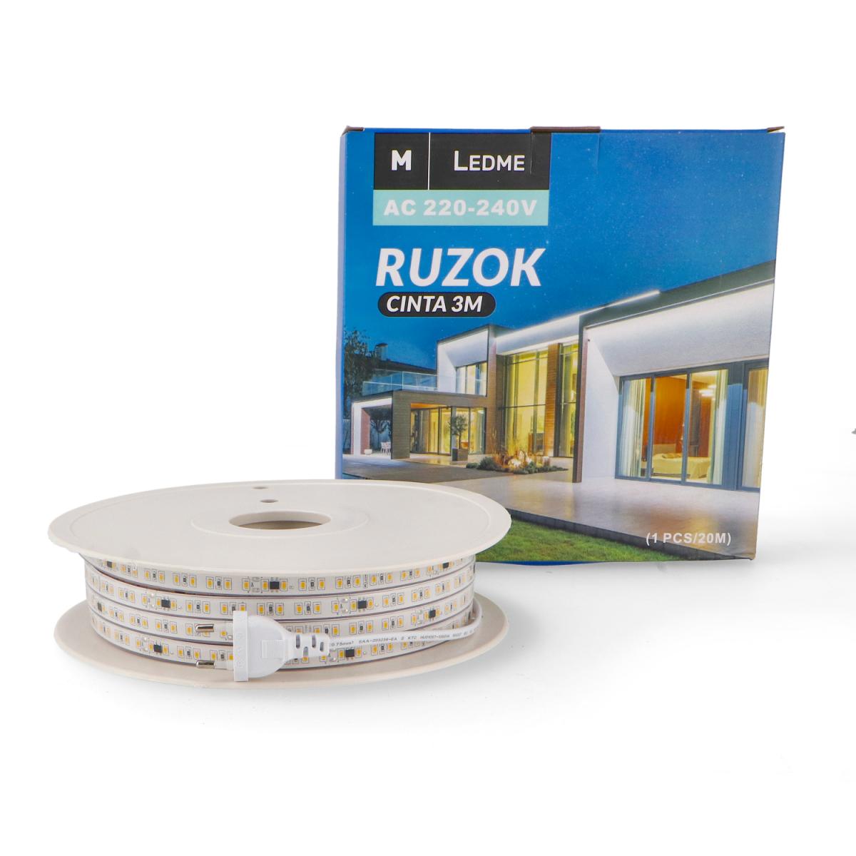 Tira de Led 220Vac Smd2835 Brescia 12W/m IP67 - 20 Metros - PRECIO €/ML