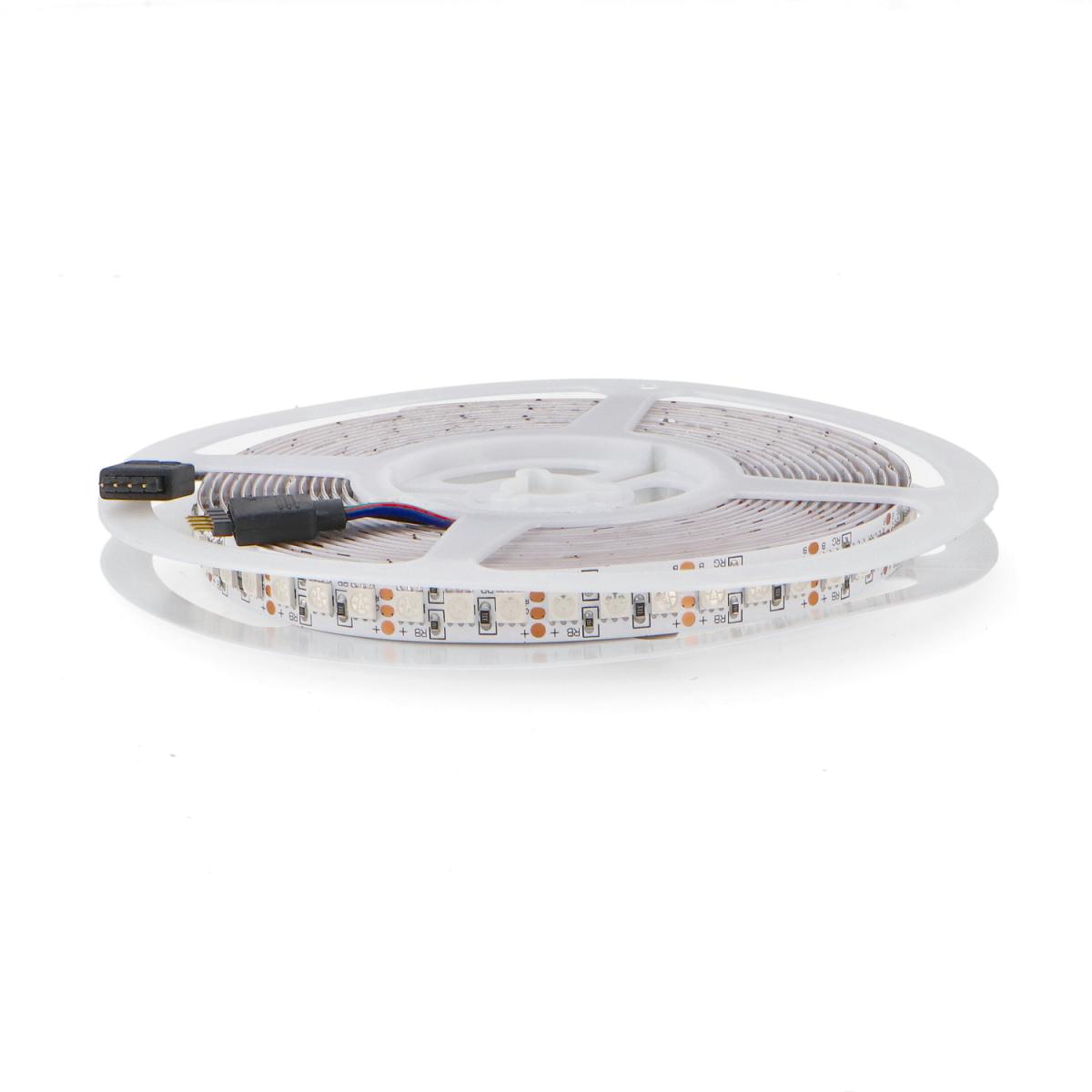 Tira LED 12V DC SMD5050 Videny IP20 RGB 18W/m - 5 Metros
