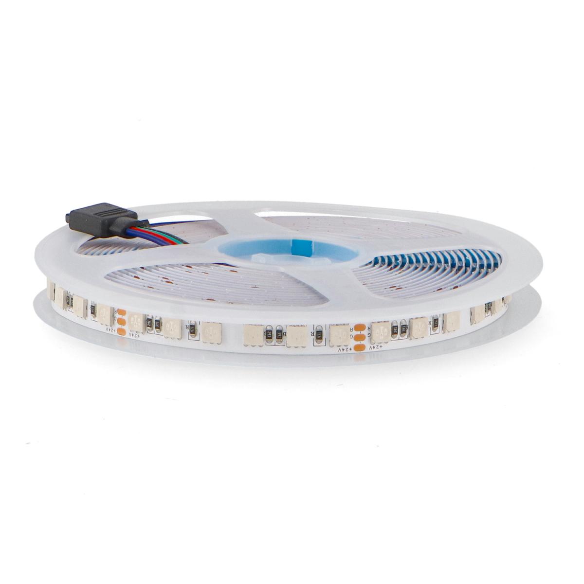Tira Led 24V Dc Smd5050 Videny Ip20 Rgb 12W/m - 5 Metros