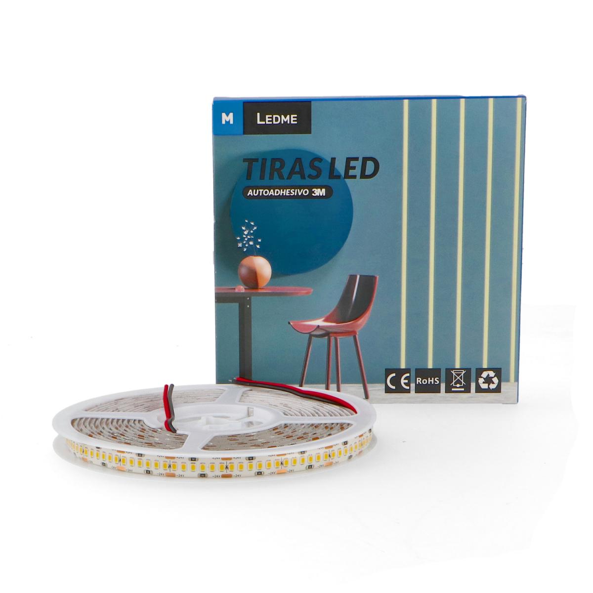 Tira LED 24V DC SMD2835 Ziadna IP65 18W/m - 5 Metros