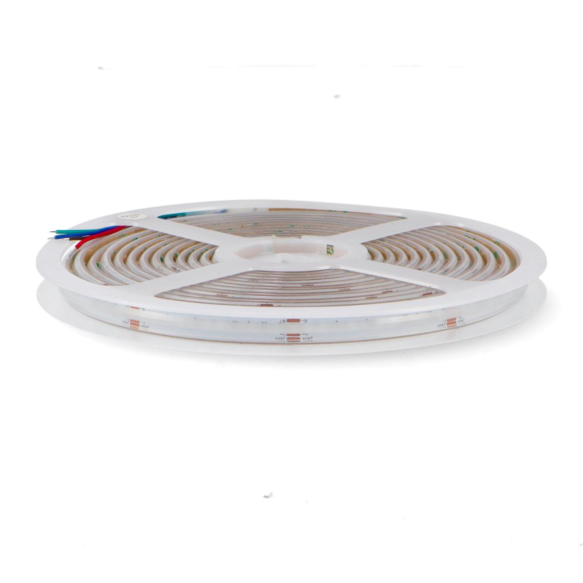 Tira Led 24V Dc Cobled Nake Ip65 RGB 15W/m - 5 Metros
