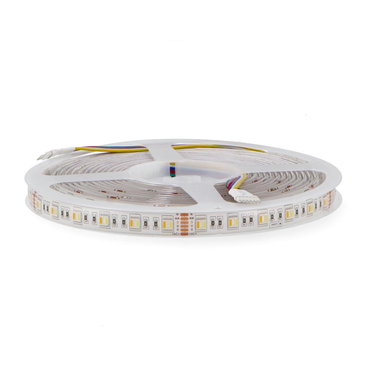 Tira Led 24V Dc Smd5050 Videny Ip65 Rgb+CCT 15W/m - 5 Metros