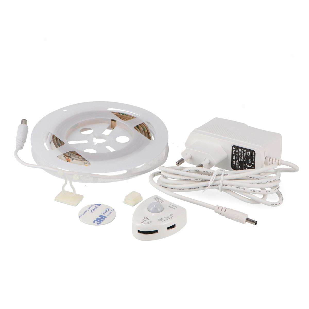 Kit Tira de LED 12V DC SMD2835 Bed Lighting IP20 - 1.20 Metros - DSC