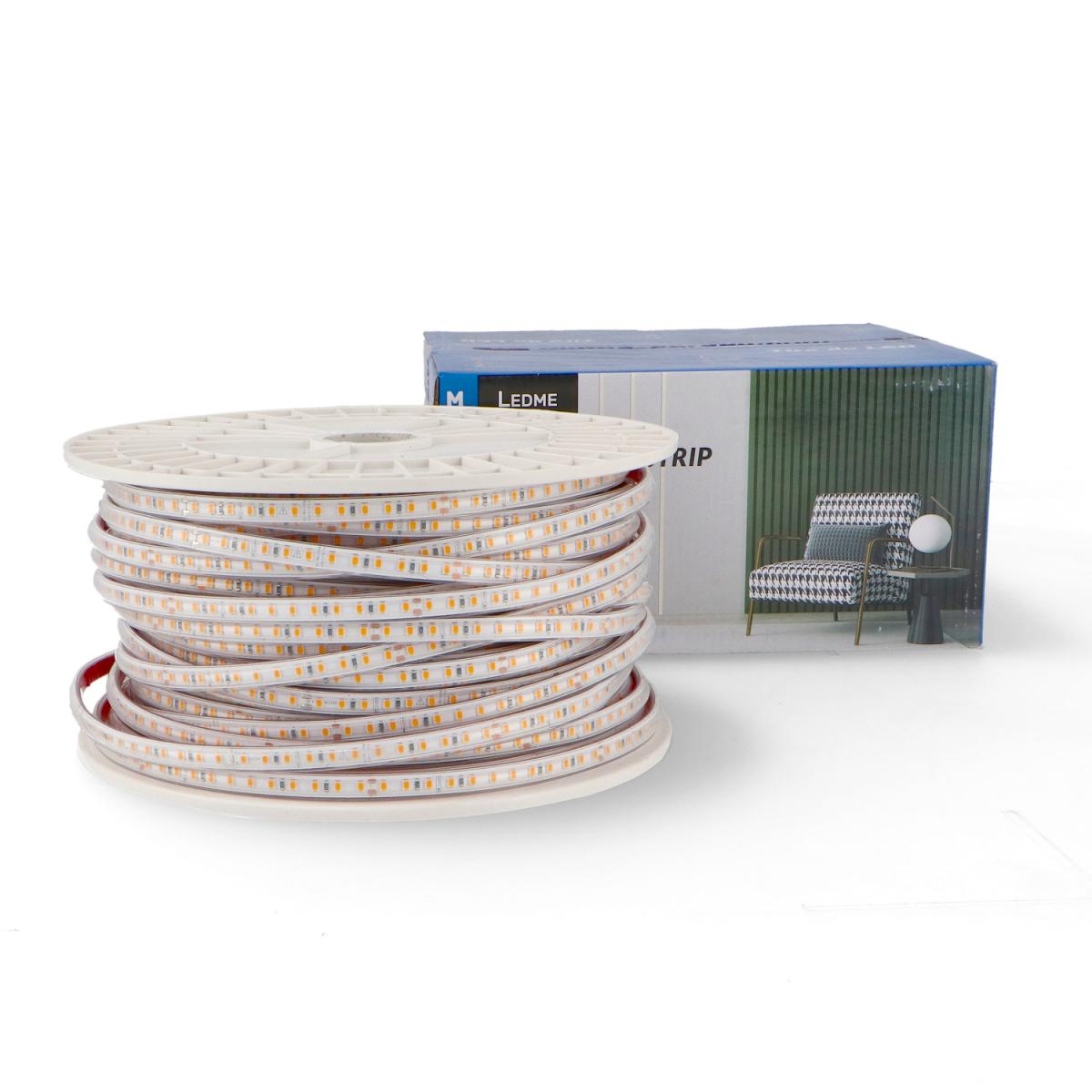 Tira de LED 220VAC SMD2835 ProStrip 12W/m IP67 - 50 metros
