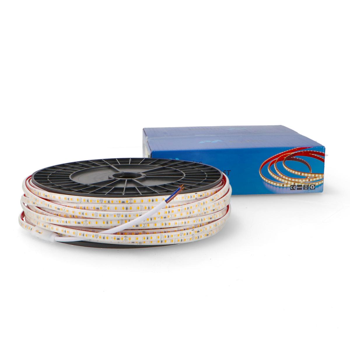 Tira de LED 220V AC SMD2835 Ecofast 10W/m IP65 - 50 metros