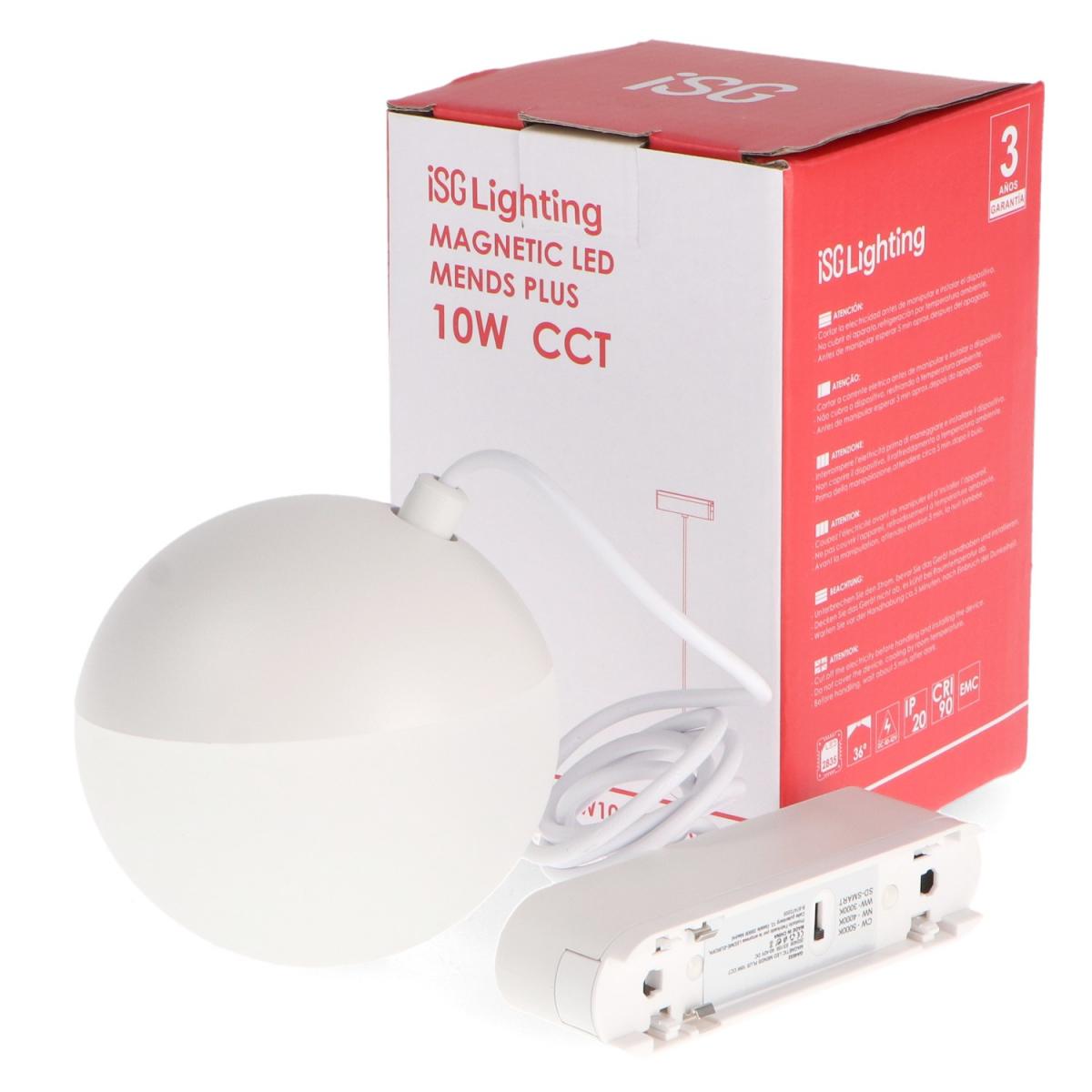 Foco LED Mends Serie 5mm 10W para carril magnético Blanco 42V