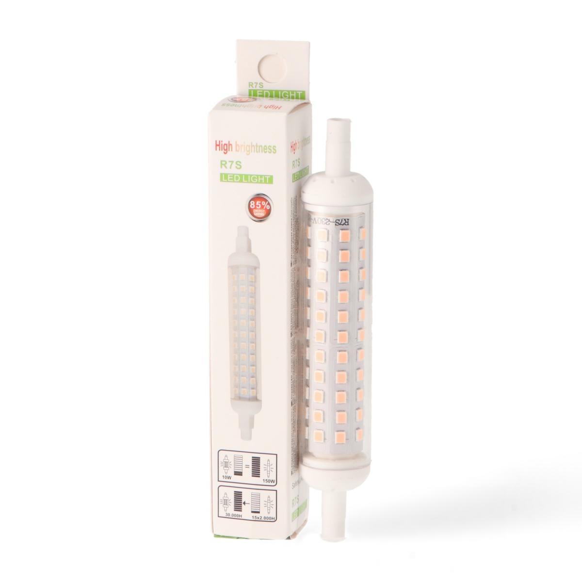 Bombilla LED R7S 118 10W mm en Caja