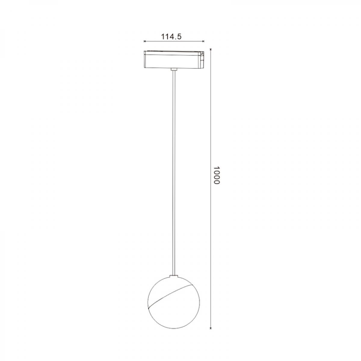 Foco LED Mends Serie 5mm 10W para carril magnético Blanco 42V
