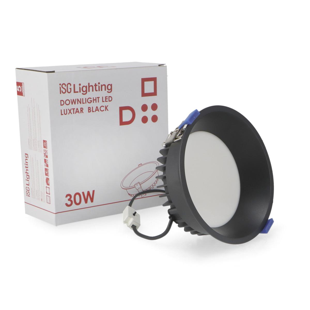 Downlight LED Black Luxtar 30W CCT