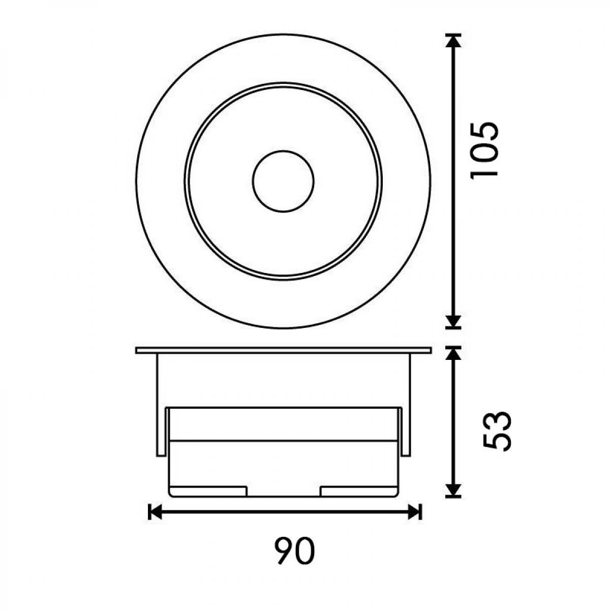 Foco Downlight LED orientable CobFix 15W