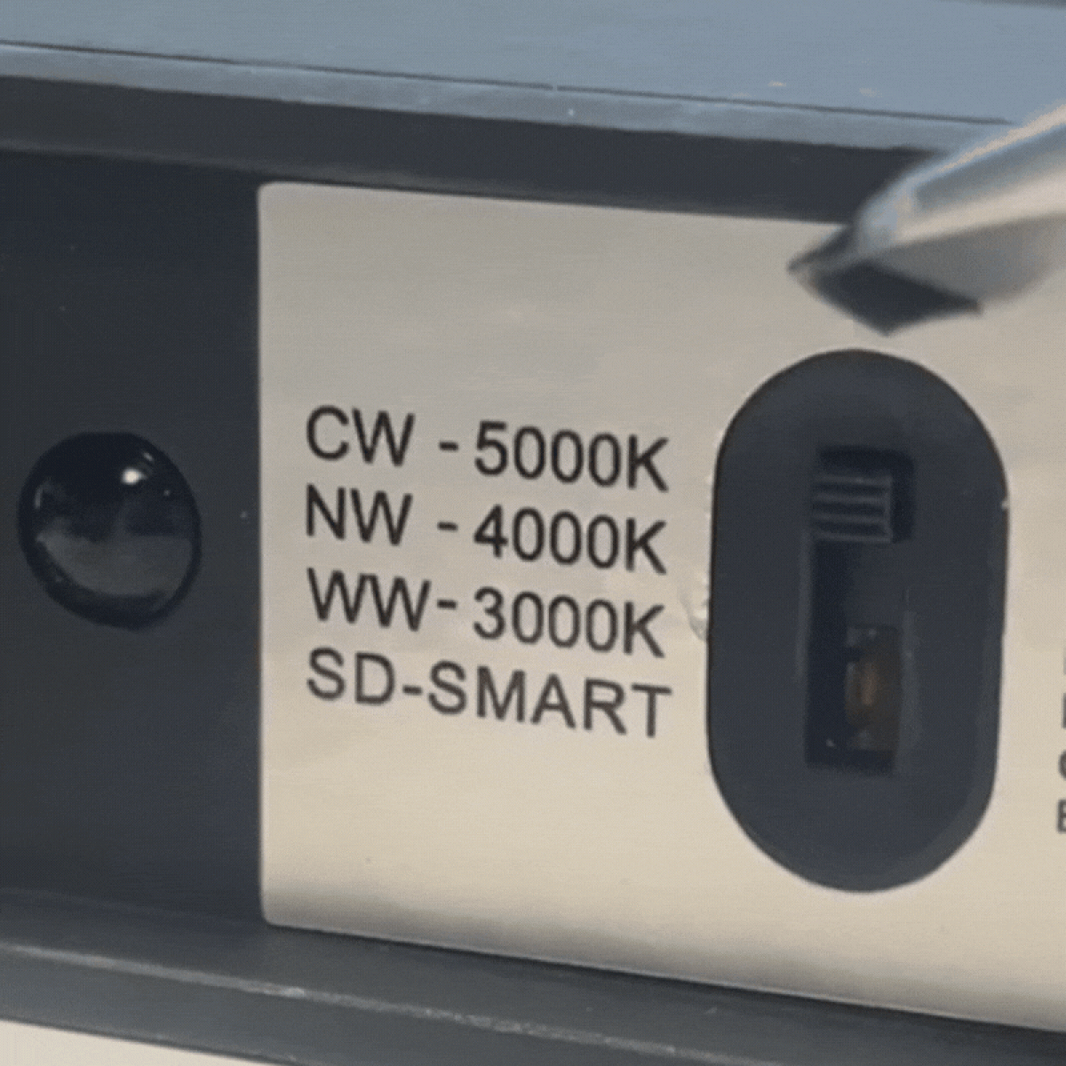 Foco LED Isdin Serie 5mm 6W para carril magnético Negro 42V