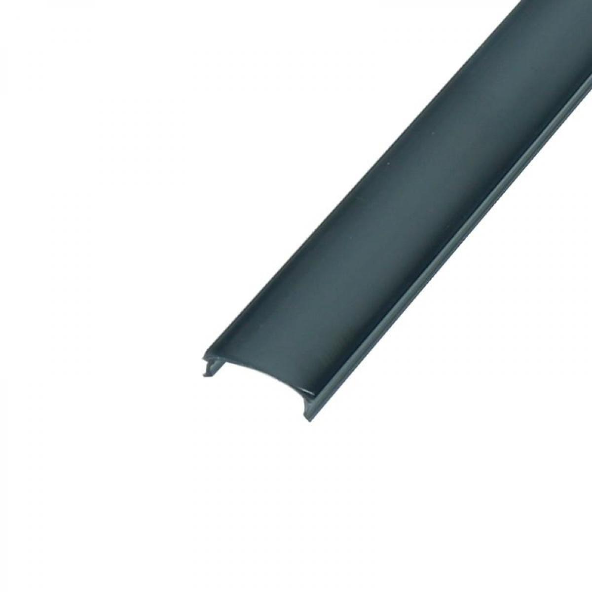 Difusor negro para perfil negro 13 mm