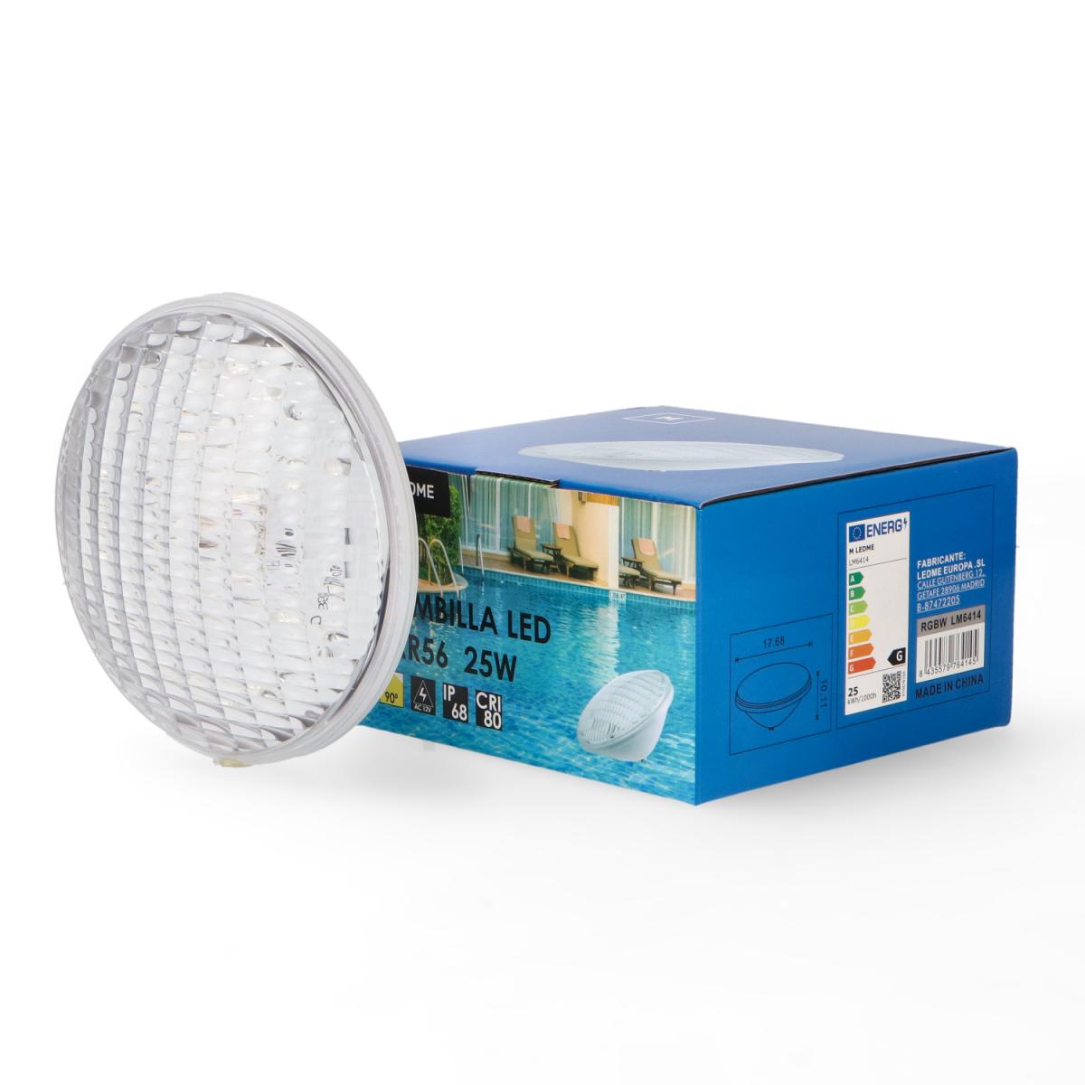 Bombilla LED PAR56 25W IP68 RGBW