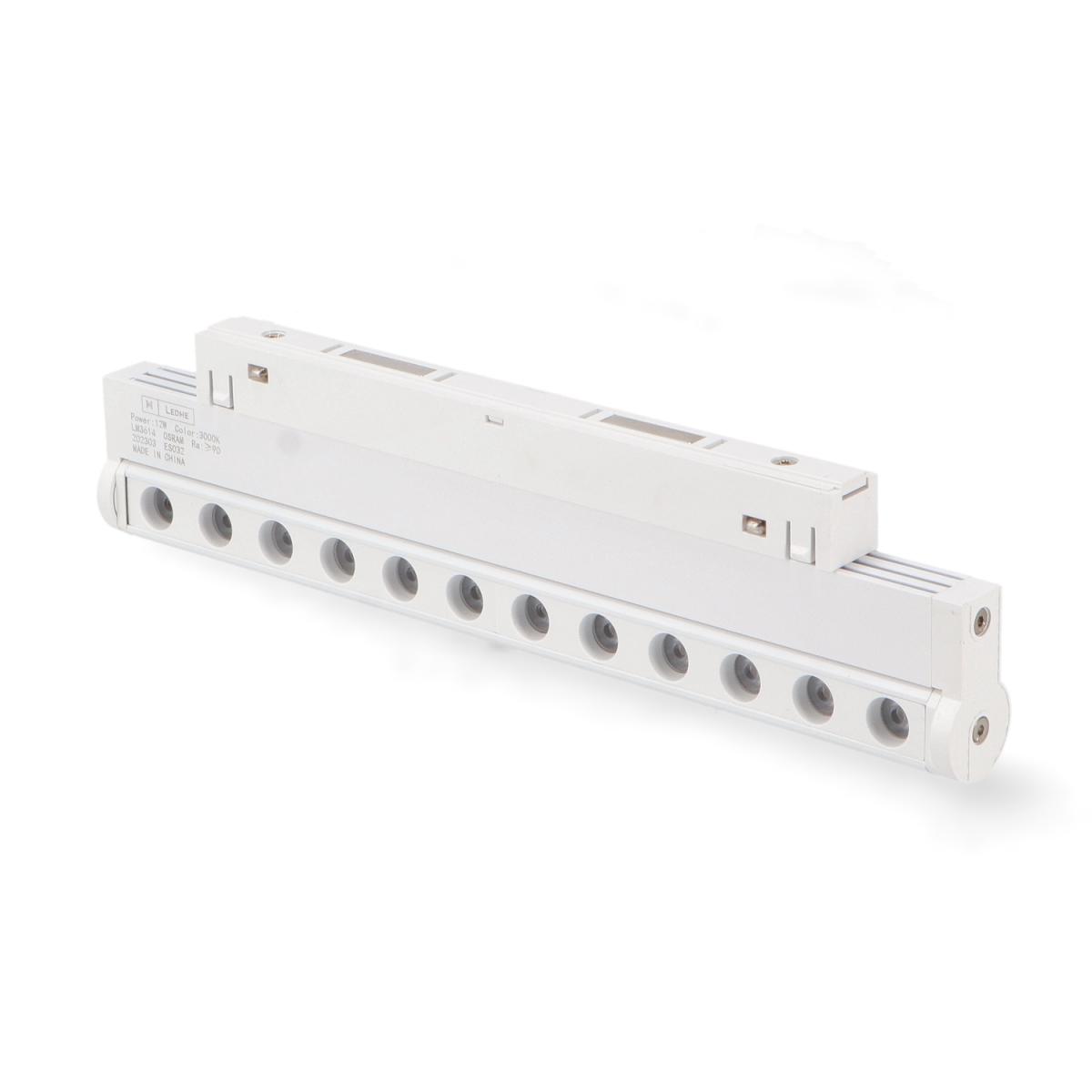 Foco LED Linéaire Detail 12W para carril magnético Blanco 48V-16