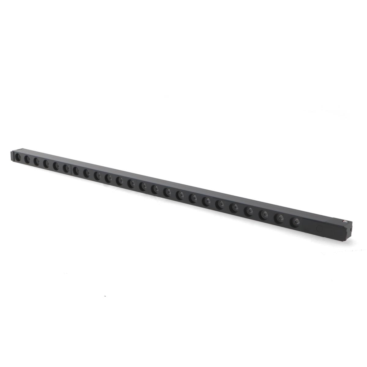 Foco LED Hallway Detail 24W para carril magnético Negro 48V-16