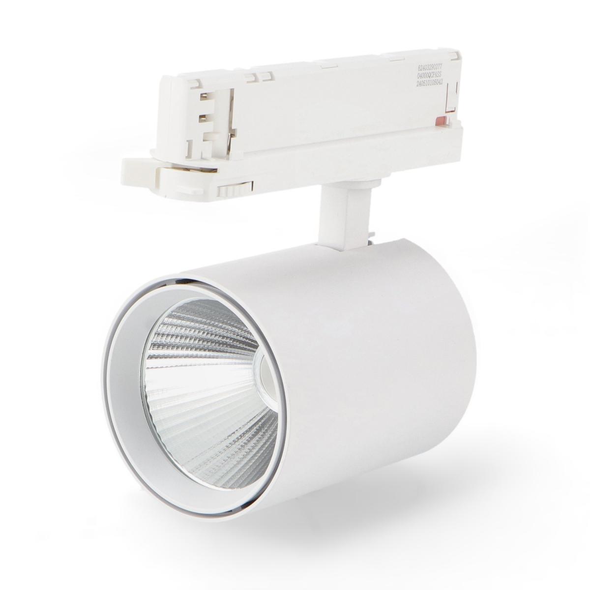 Foco LED para carril White Air 30W Trifásico No Flicker