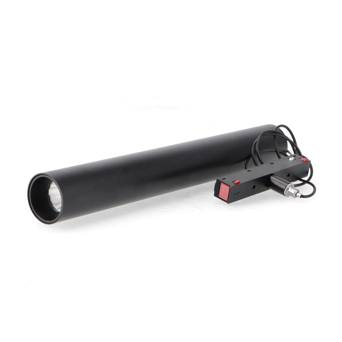 Foco LED Detail 10W para carril magnético Negro 48V-16