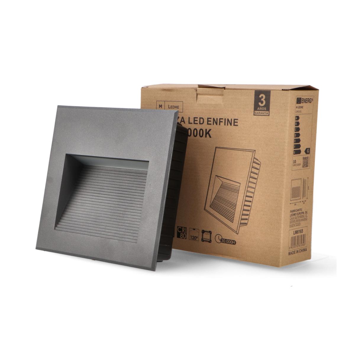 Baliza LED Enfine Empotrable 10W 3000K IP65
