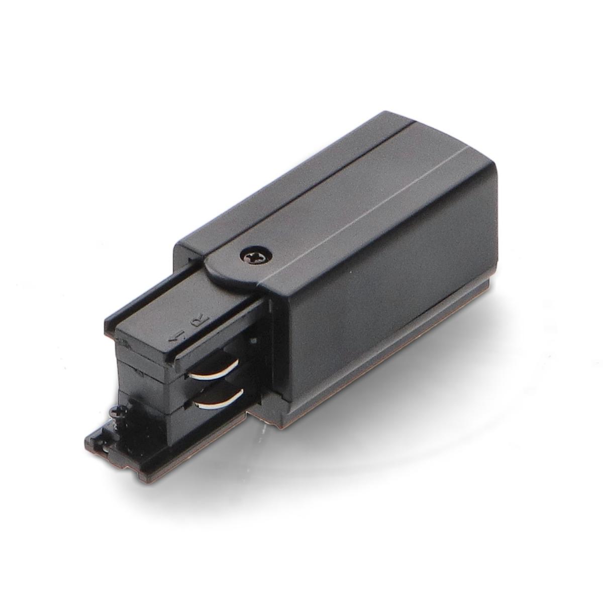 Conector y tapón para carril trifásico
