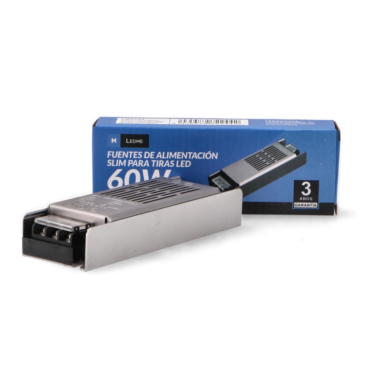 Fuentes de alimentación Slim para tiras LED 60W 24VDC