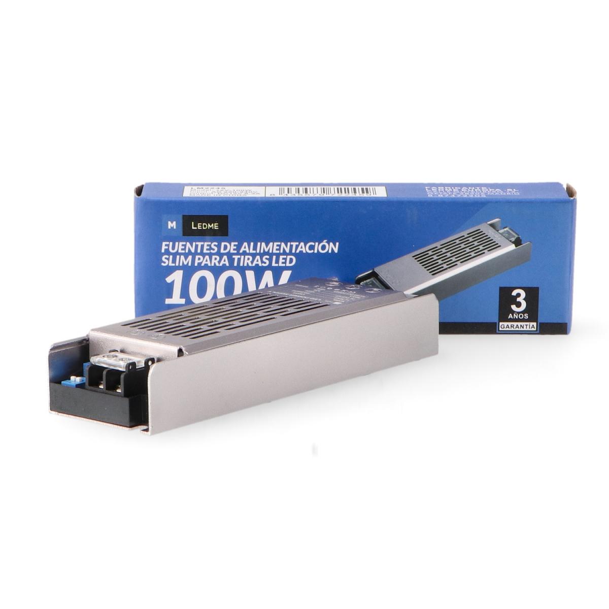 Fuentes de alimentación Slim para tiras LED 100W 24VDC