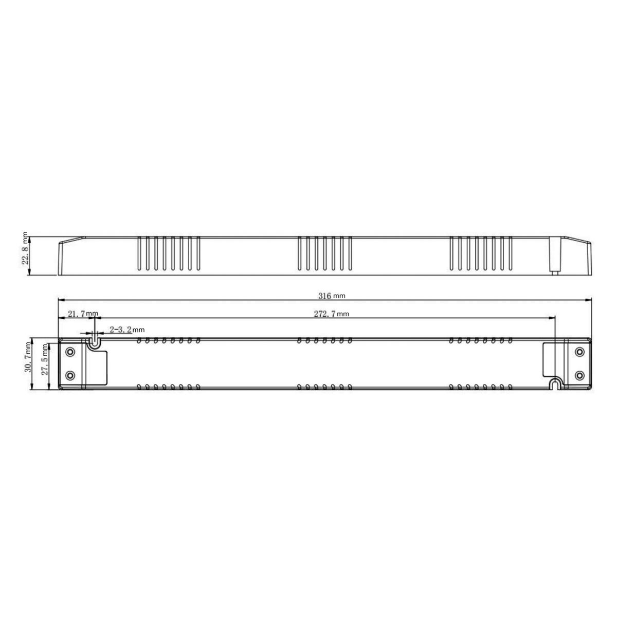 Fuentes de alimentación para tiras LED Lifud 100W 24VDC LF-GHY100H24