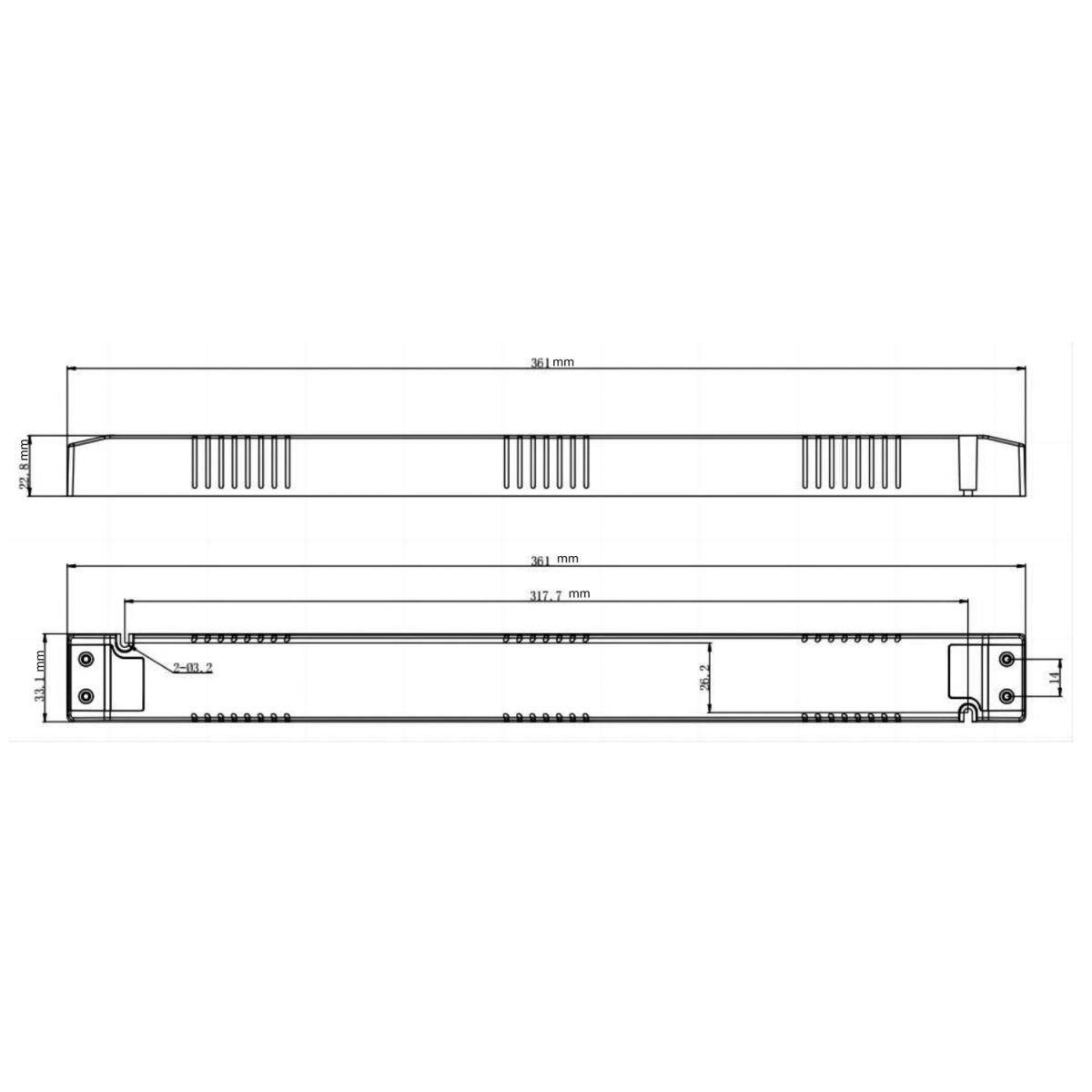 Fuentes de alimentación para tiras LED Lifud 240W 24VDC LF-GHY240H
