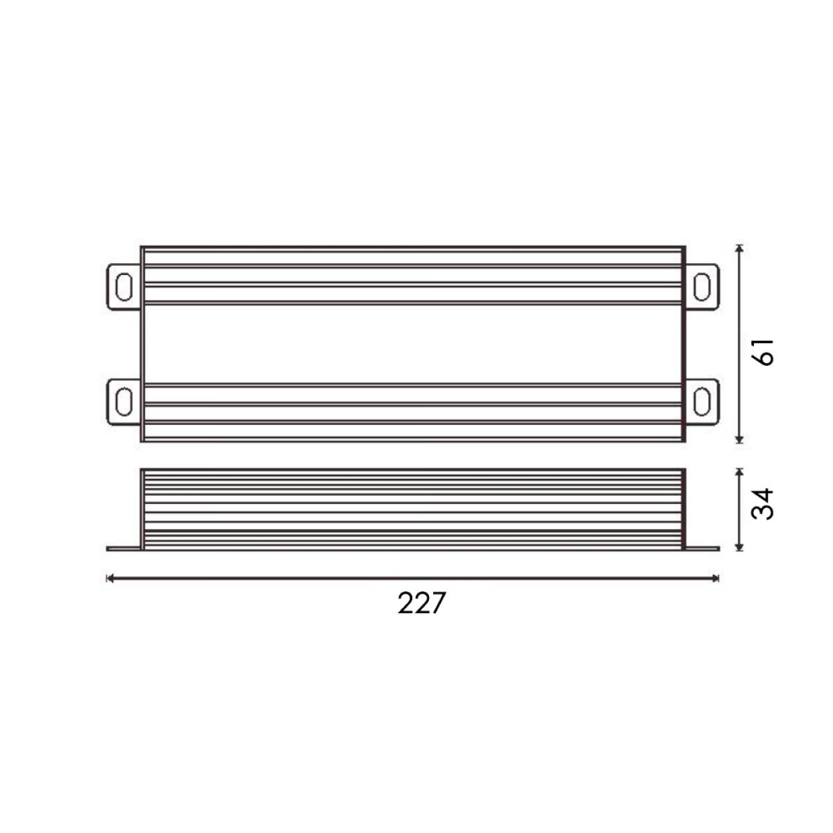 Fuente de Alimentación Para Tiras Led Lifud 200W 24Vdc Ip67 - DSC