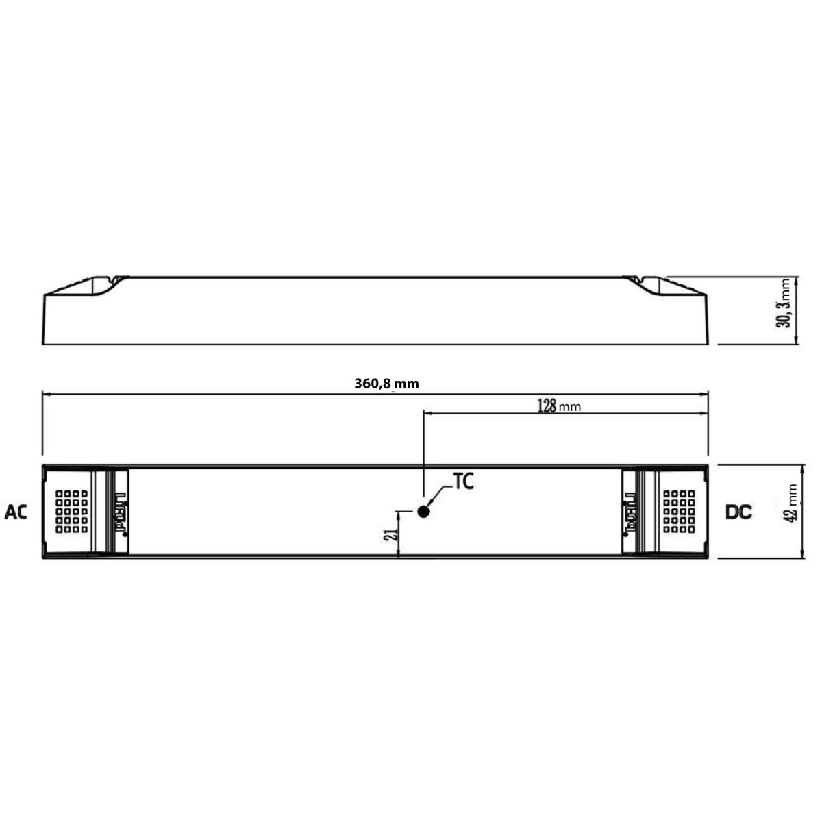 Fuente de Alimentación Led Lifud Dimable Dali/Push DT6 150W 24Vdc