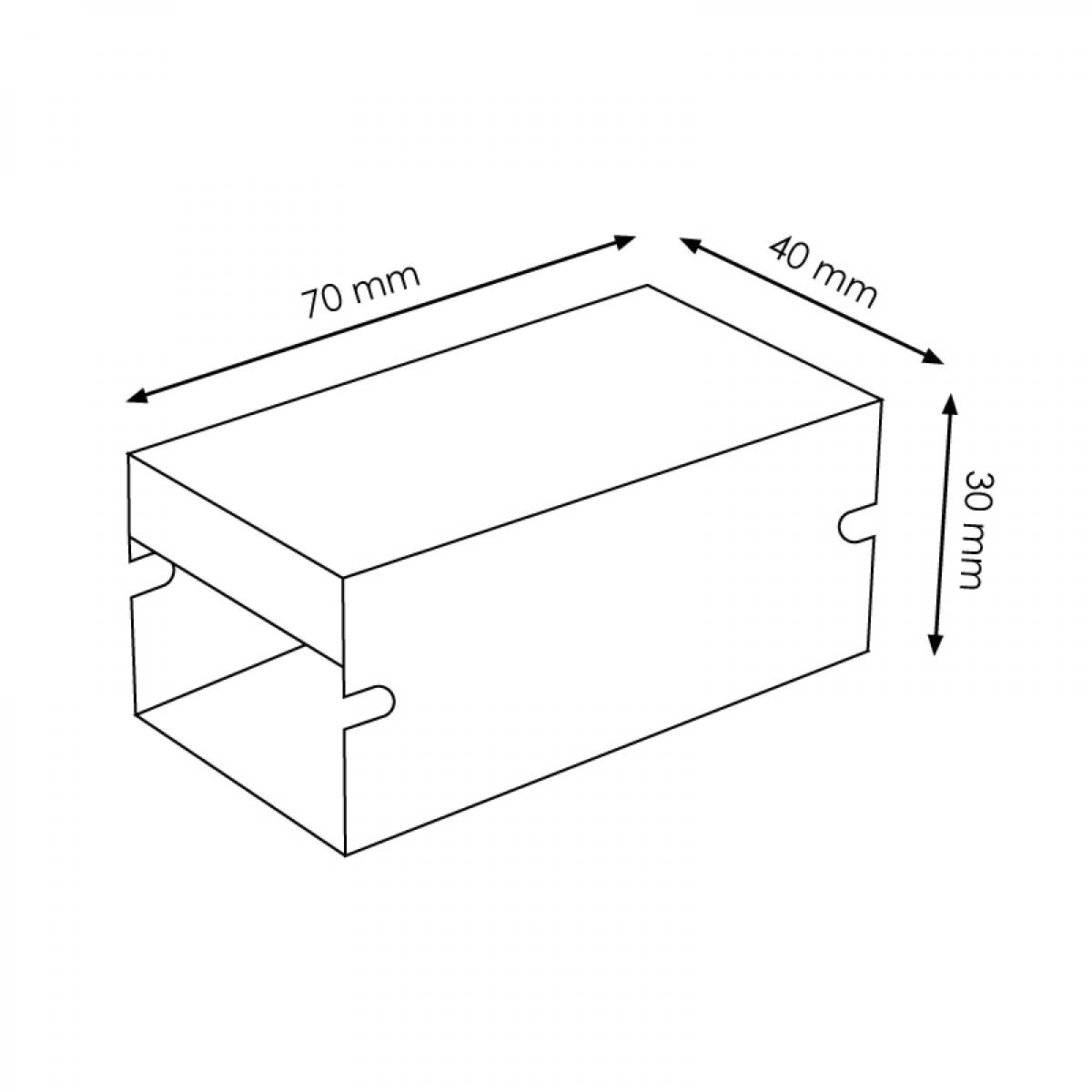 Fuente de alimentación para tiras LED 15W 12VDC