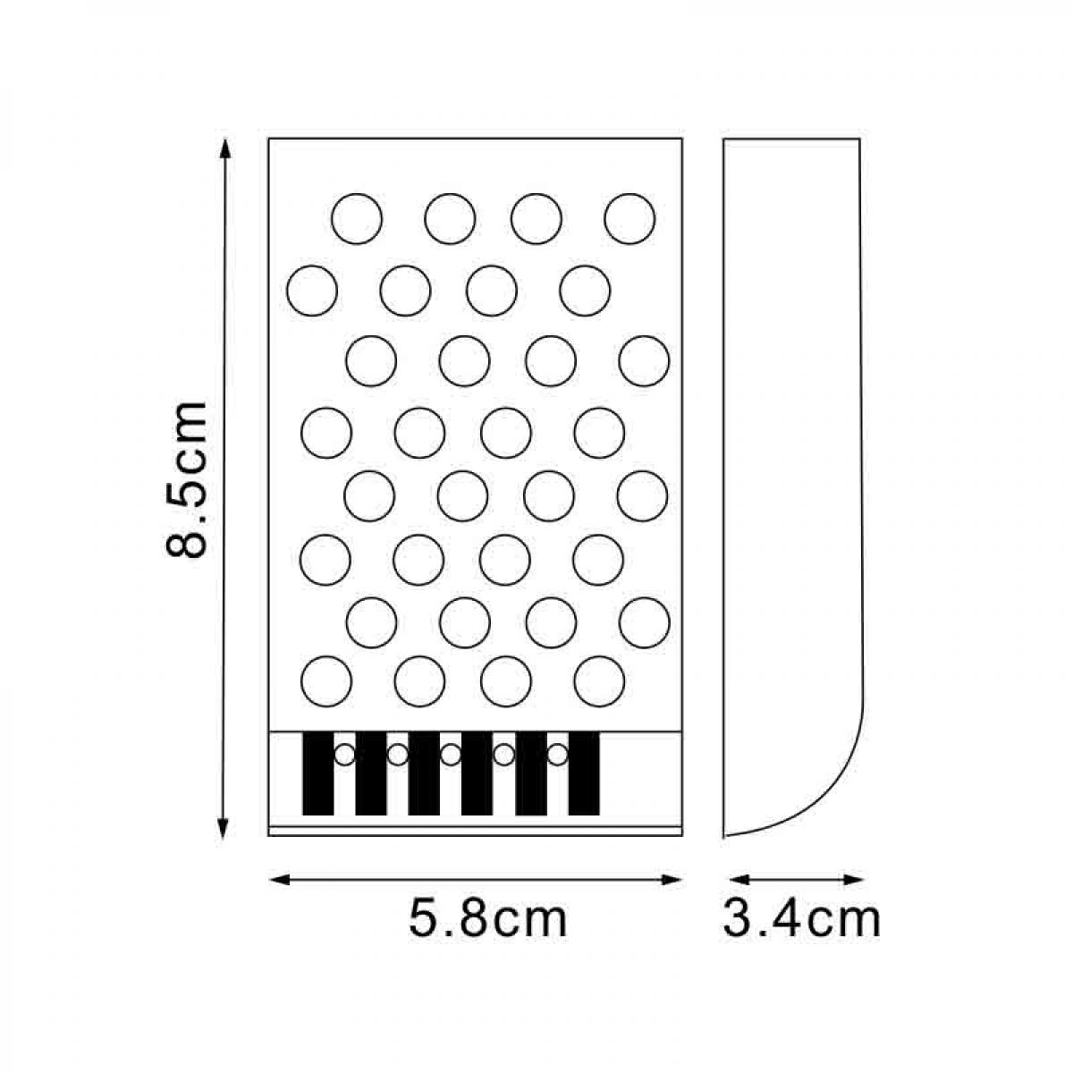 Fuente de alimentación para tiras LED 36W 12VDC